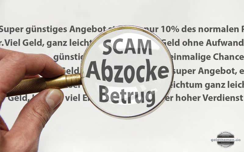 SCAM, Abzocke, betrug