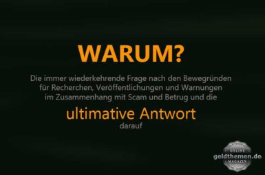 Beweggründe für Recherchen und Kritik