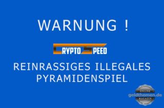 Crypto-Speed Betrug Pyramidenspiel