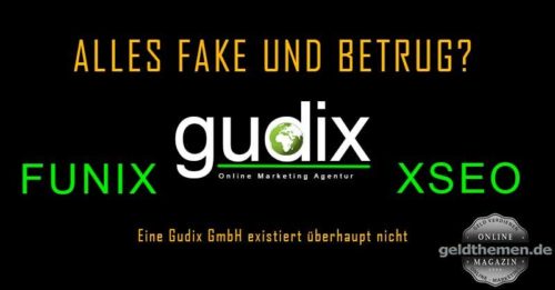 Funix Betrug mit Gudix Fake Firma