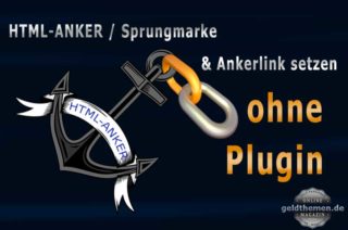 HTML-Anker, Ankerlink ohne Plugin